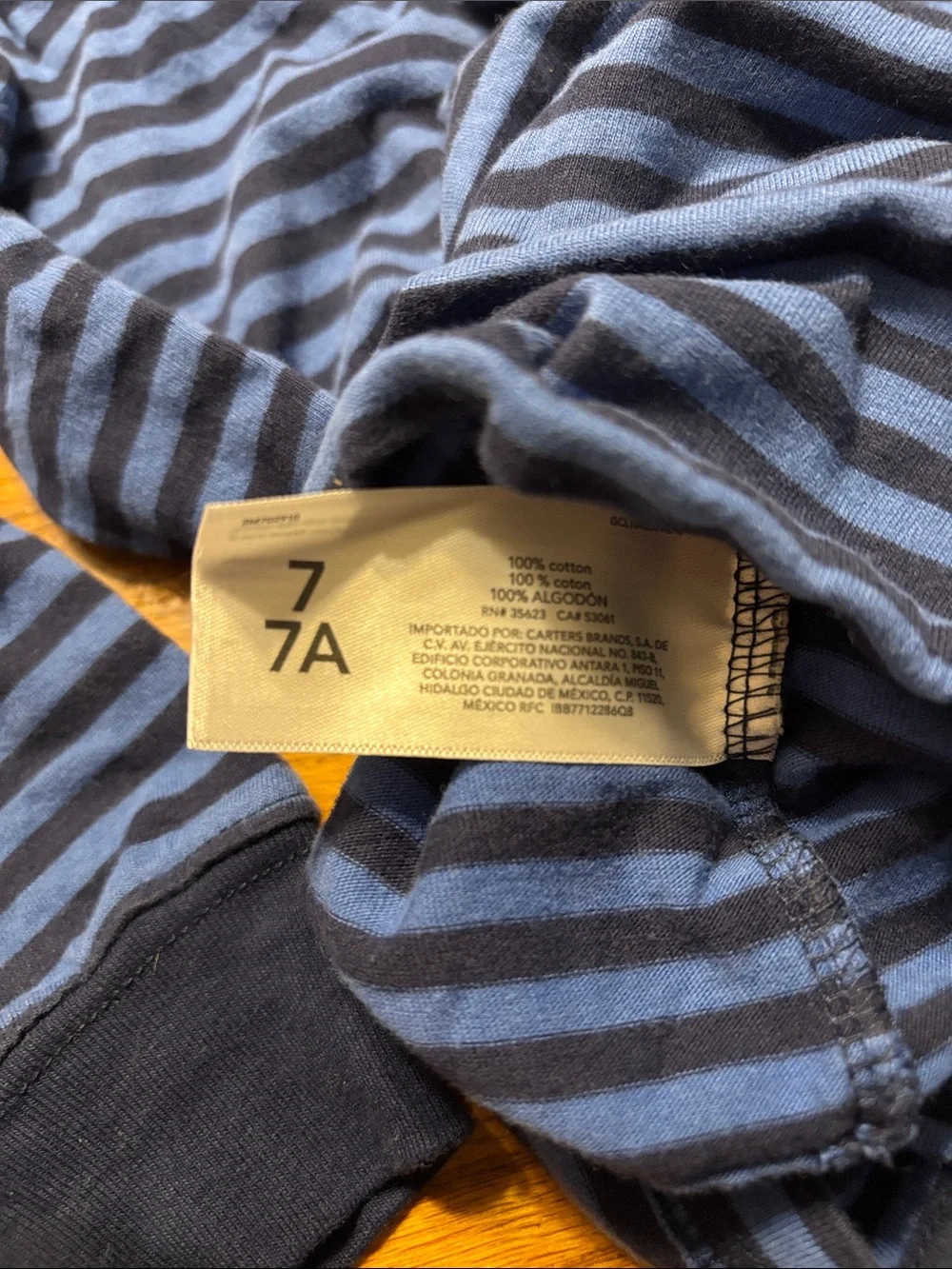 Carters sleeves light